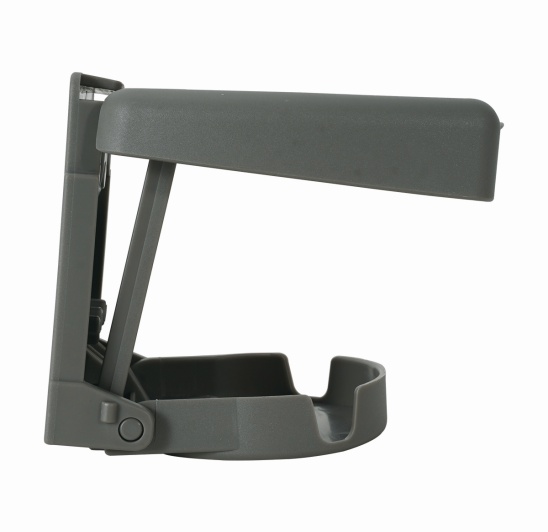 Luggage accessory flip type foldable cup holder