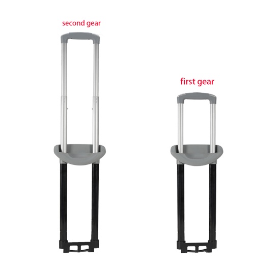 Chinese Factory Trolley Parts Metal Pipe Telescopic Rod Trolley Accessories
