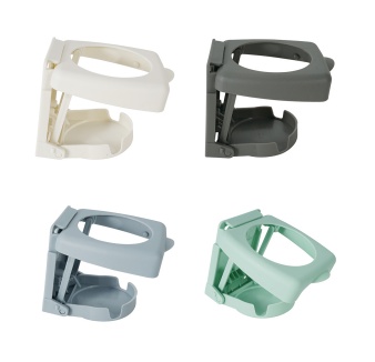 Luggage accessory flip type foldable cup holder