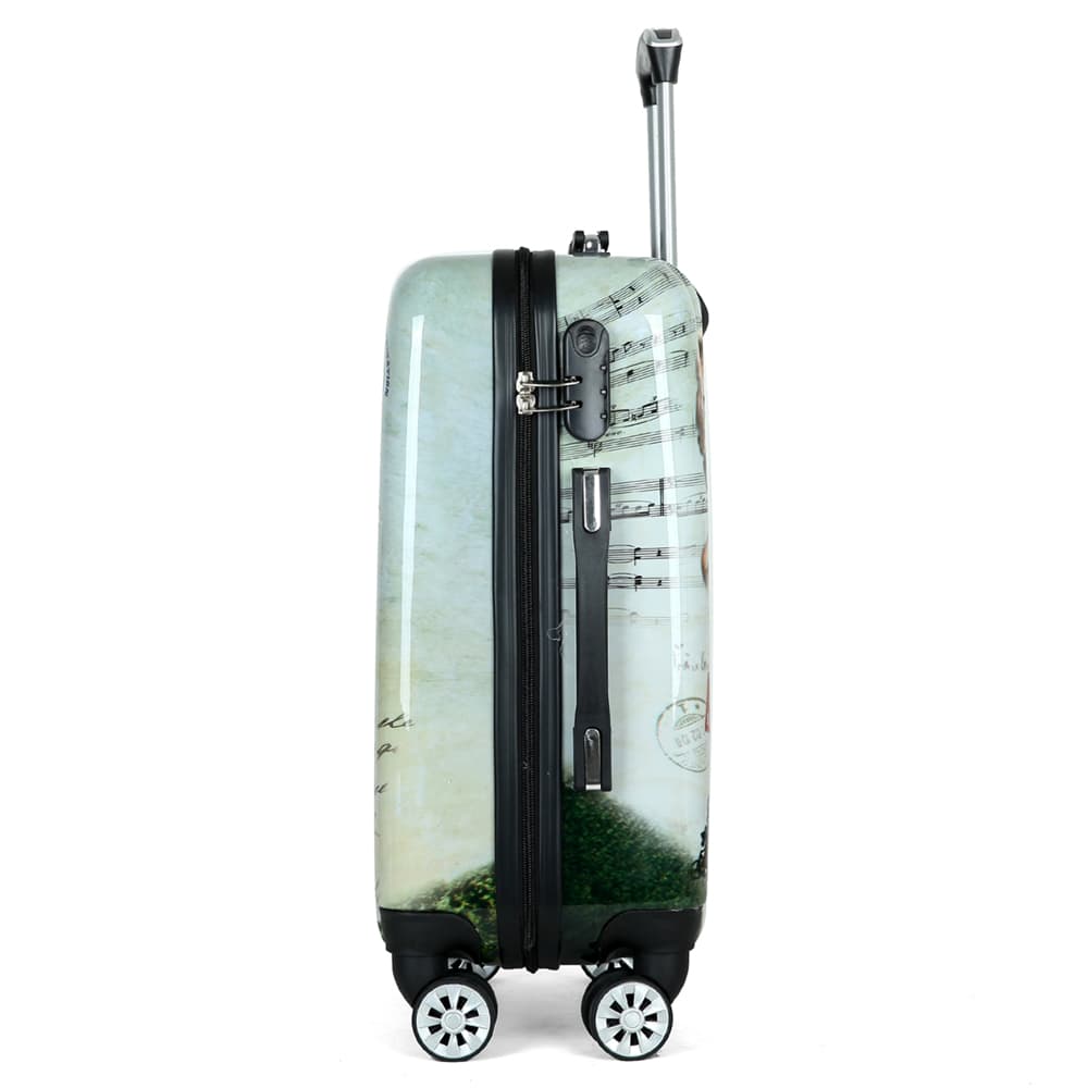 Luxury PVC Hard Shell Luggage Set (20/24/28 Inch) – Durable Travel Bags with Custom Logo, Stylish & Lightweight