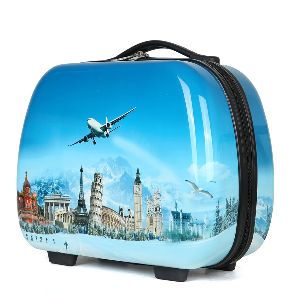 Large capacity lightweight travel suitcase with rotating wheels – durable suitcase for easy travel, perfect for business and vacation