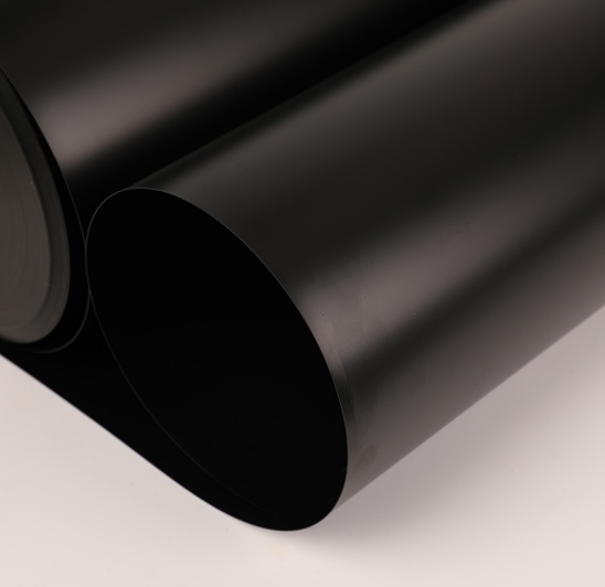Black sheet material