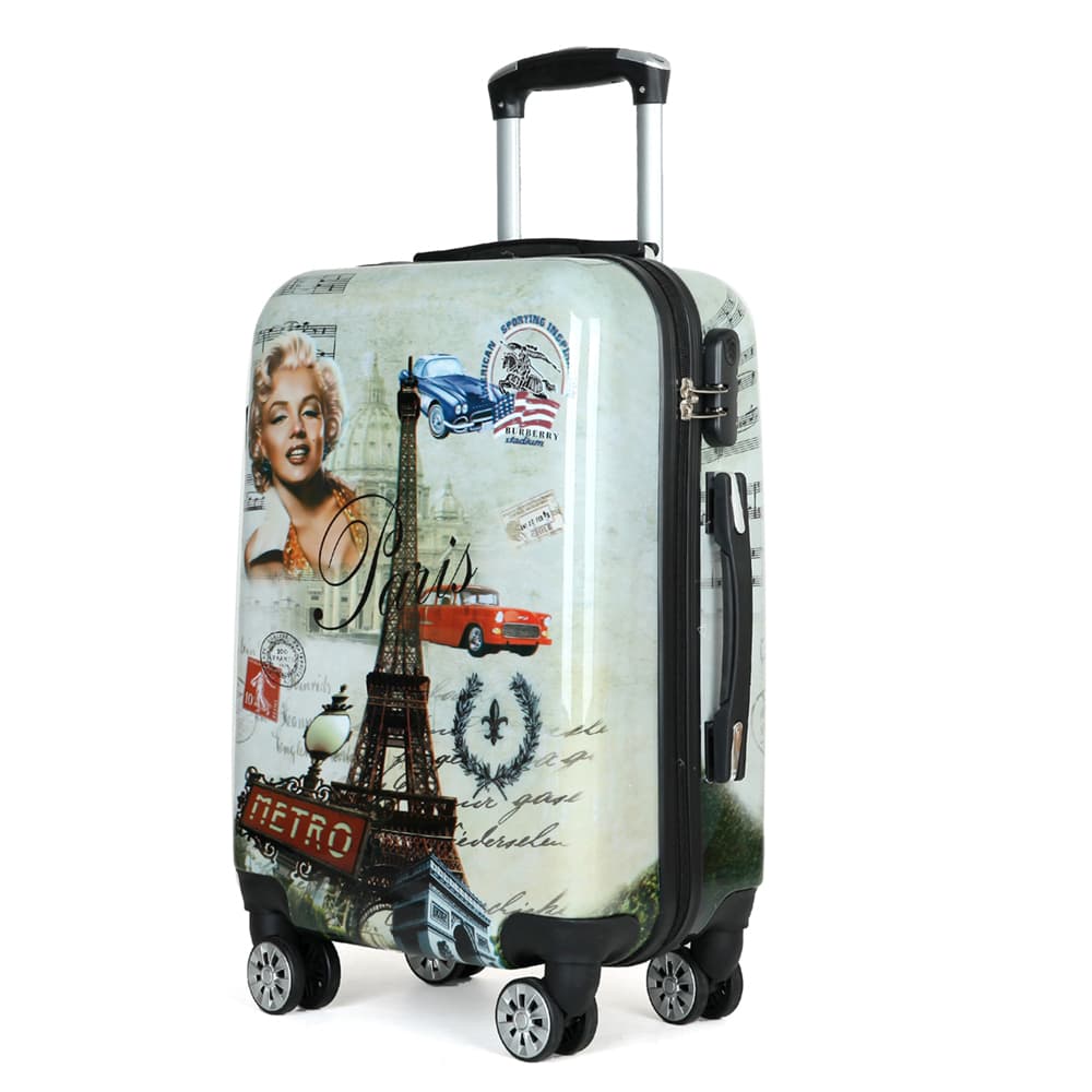 Luxury PVC Hard Shell Luggage Set (20/24/28 Inch) – Durable Travel Bags with Custom Logo, Stylish & Lightweight