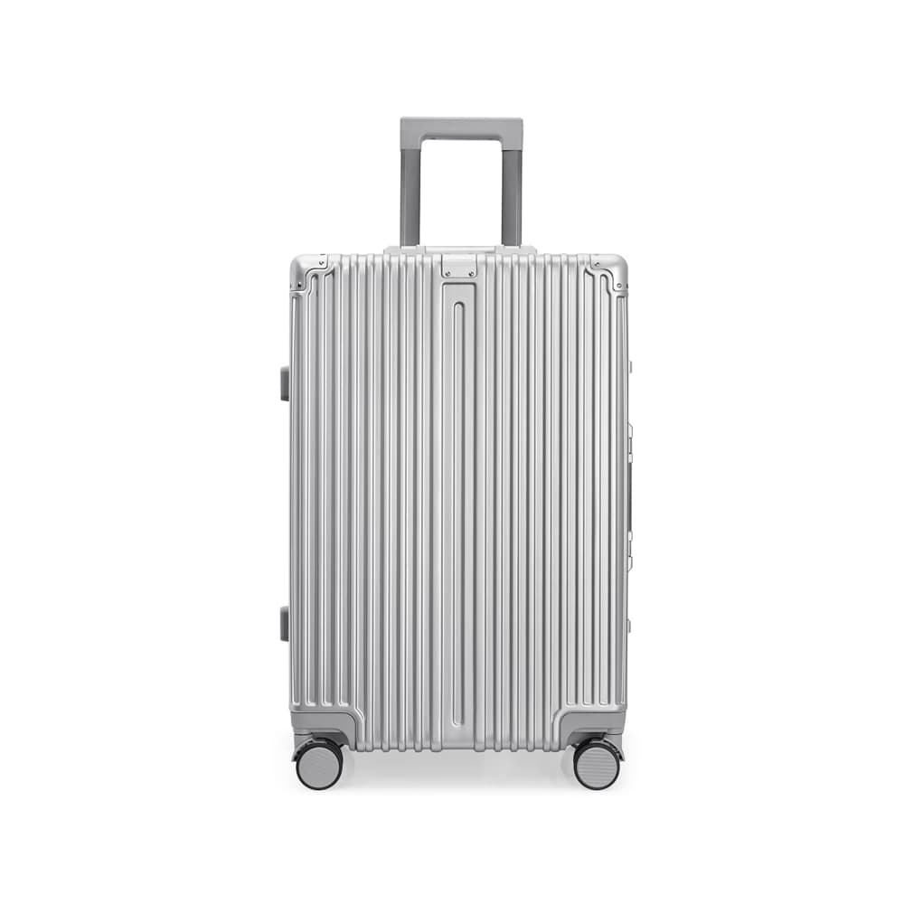 24 inch aluminum alloy luggage | ultra light+scratch resistant+silent wheels | expandable design | suitable for long-distance travel