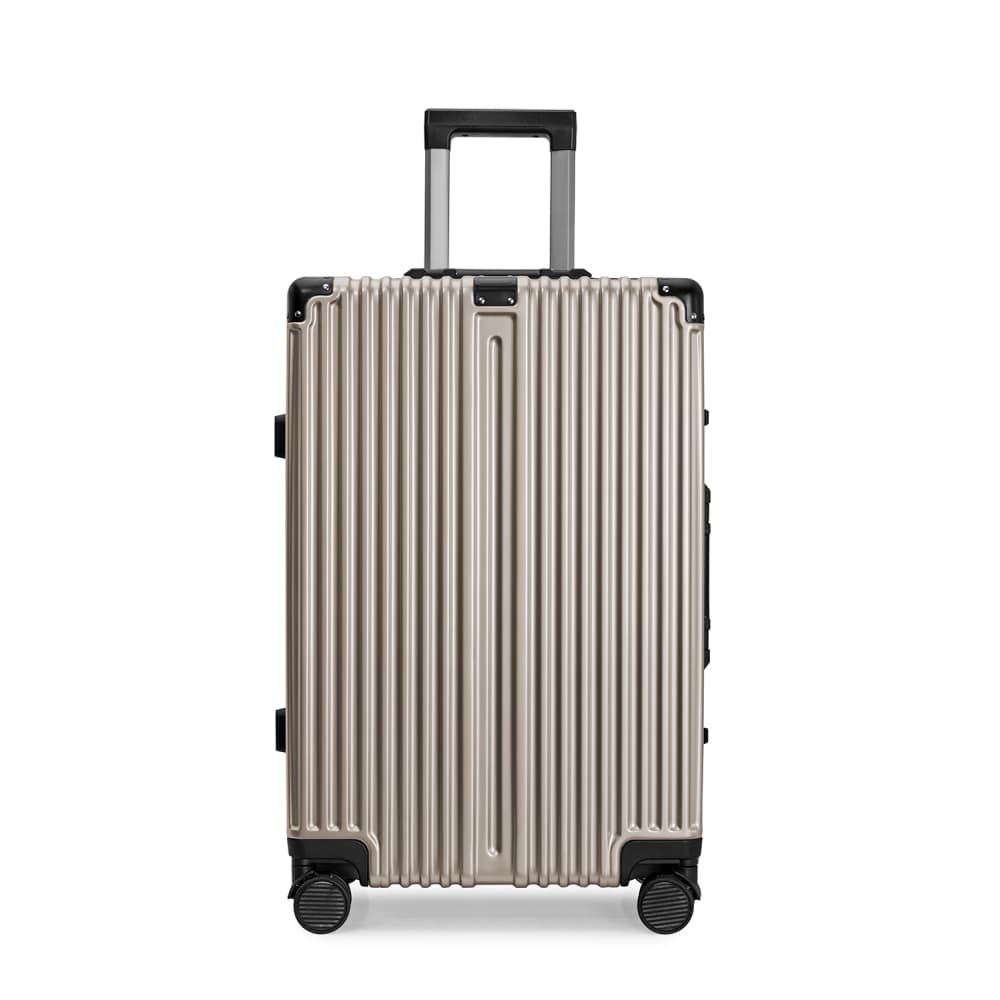 24 inch aluminum alloy luggage | ultra light+scratch resistant+silent wheels | expandable design | suitable for long-distance travel