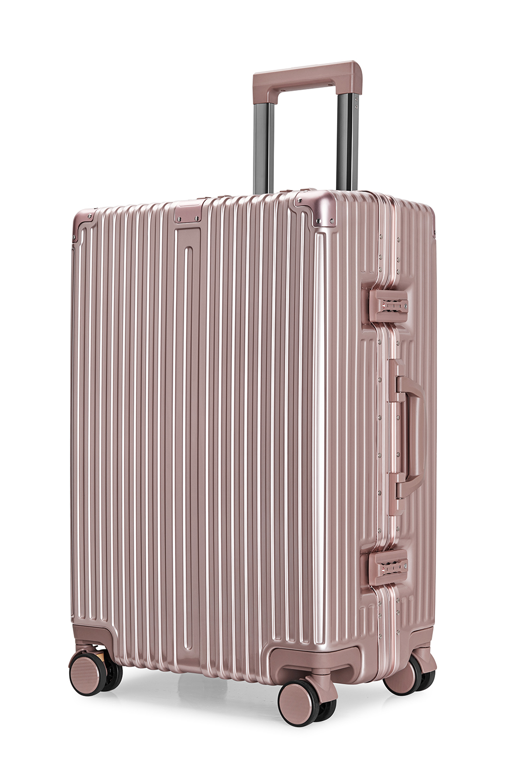 24 inch aluminum alloy luggage | ultra light+scratch resistant+silent wheels | expandable design | suitable for long-distance travel
