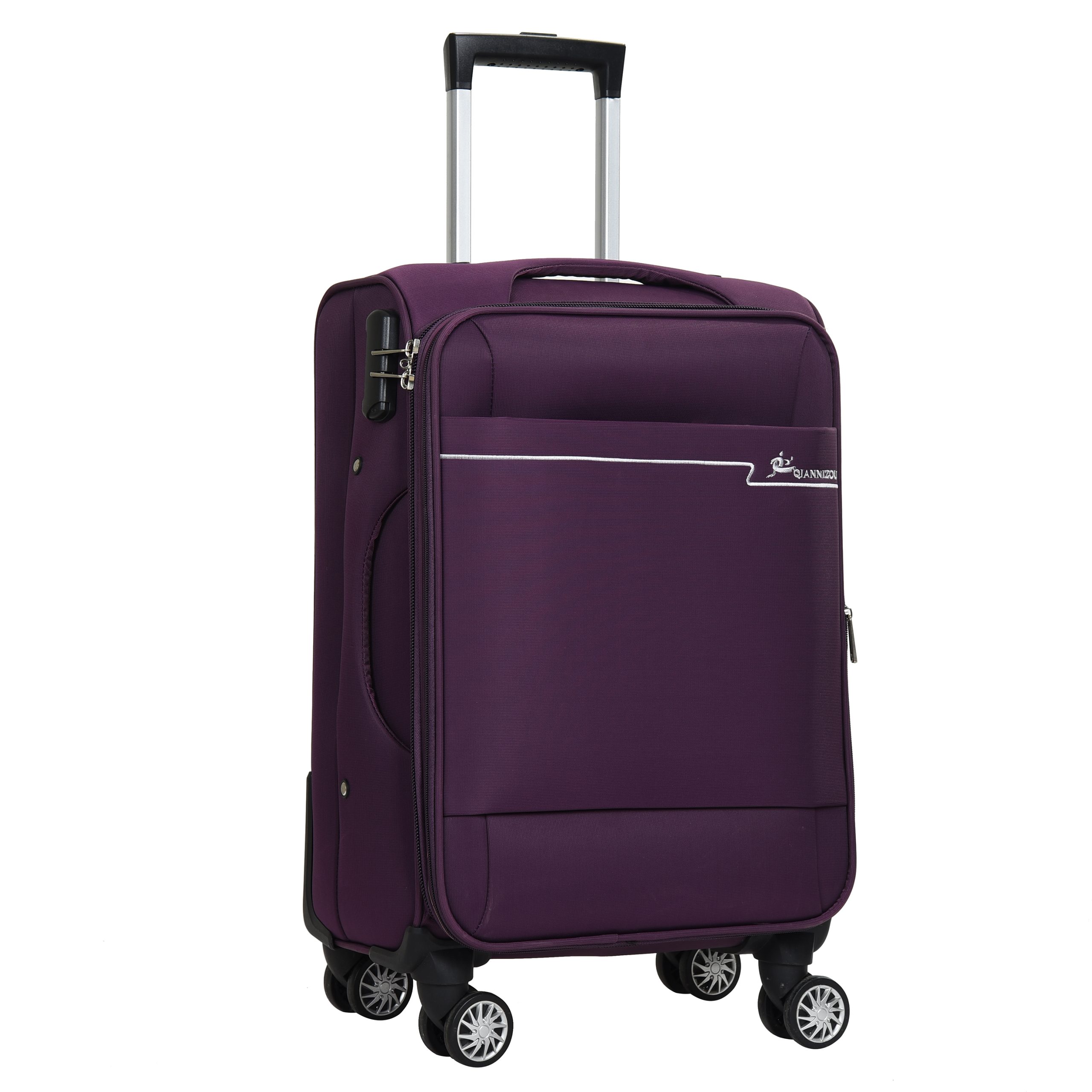 China Factory Trolley Bag Luggage Set Oxford Fabric Light Weight Soft Suitcase