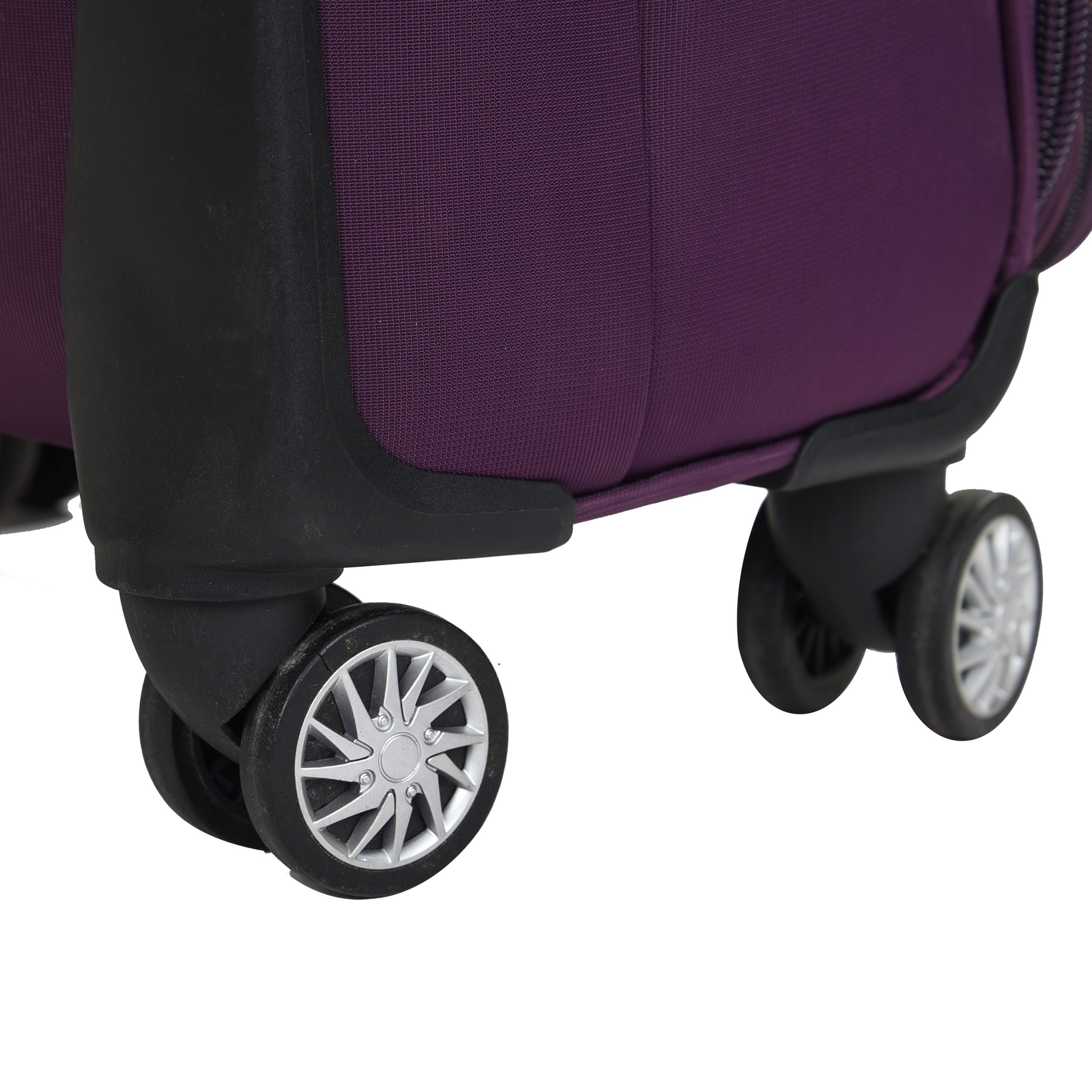 China Factory Trolley Bag Luggage Set Oxford Fabric Light Weight Soft Suitcase