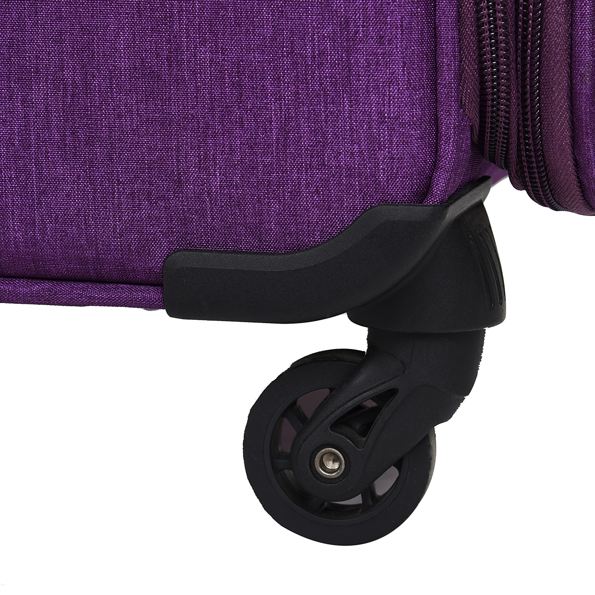 China Factory Carry On Luggage Spinner Wheels Fabric Suitcase Set Custom Logo