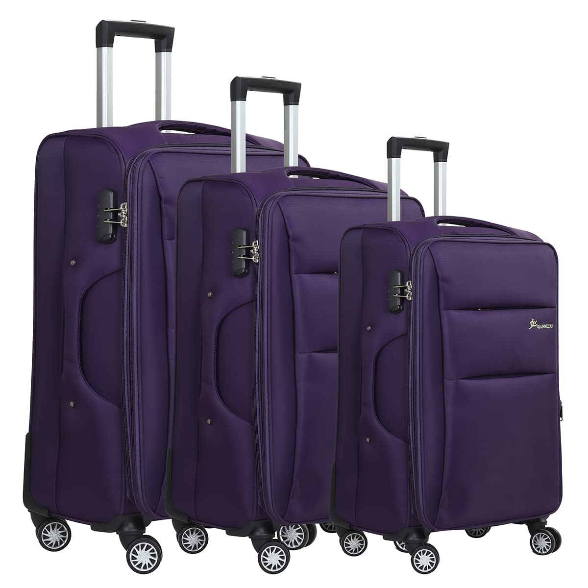 china factory Oxford Fabric Luggage Set Expandable Lightweight Design suitcase