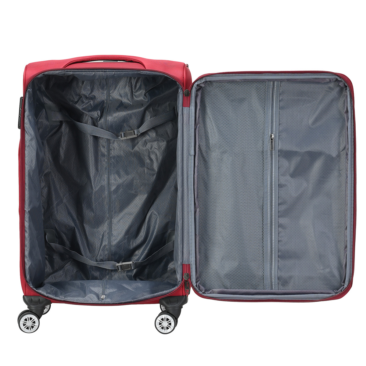 Large Capacity Unisex Travel Luggage Sets 3 Pcs Lightweight 4 Wheeoxford Luggage Set