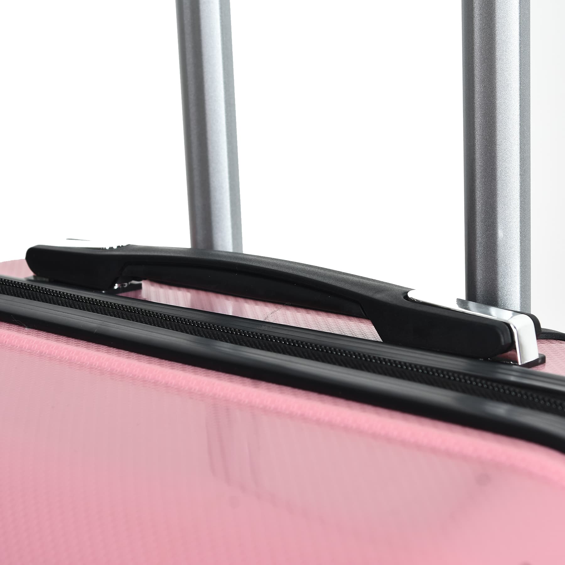 Pink hard shell PP luggage compartment -20 inch swivel wheel suitcase, lightweight and durable