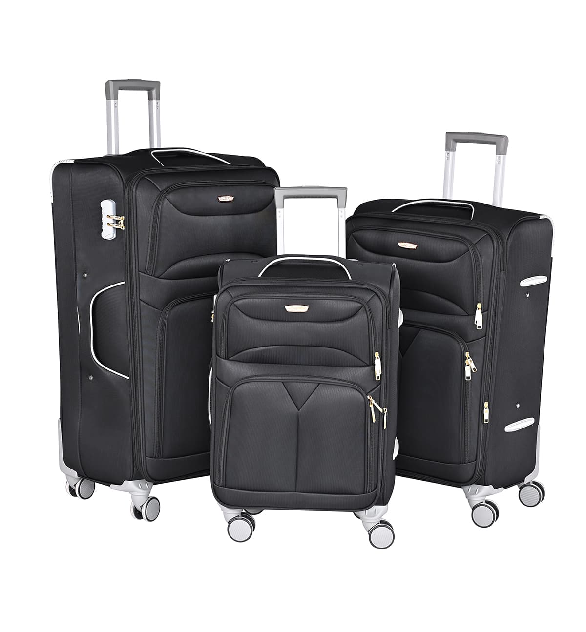 china factory Oxford Fabric Luggage Set 20/24/28 Inch Travel Durable Expandable suitcase