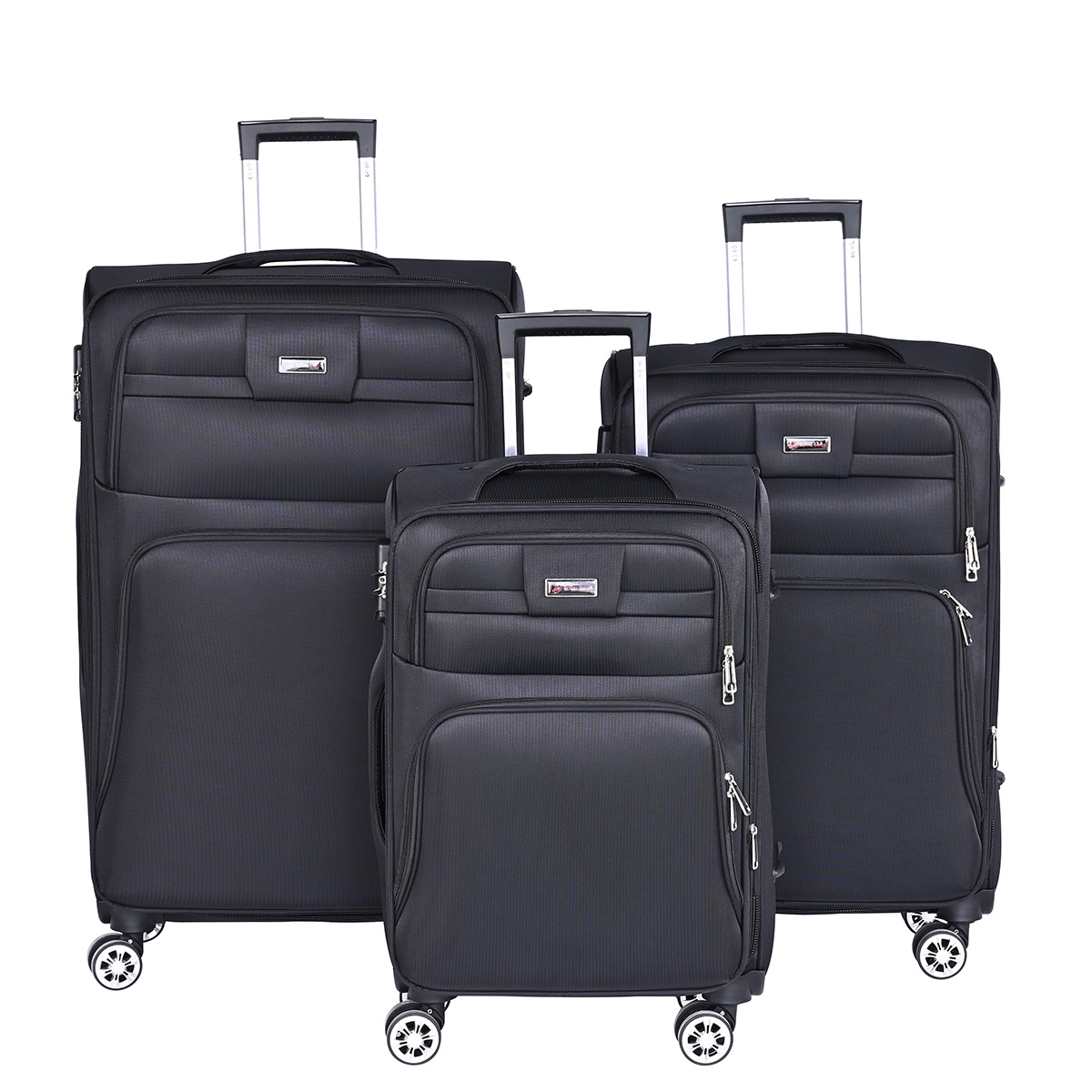 New Arrival Oxford Cloth 4 Spinner 360 Degree Wheels Luggage Case Suitcase Carry On Luggage