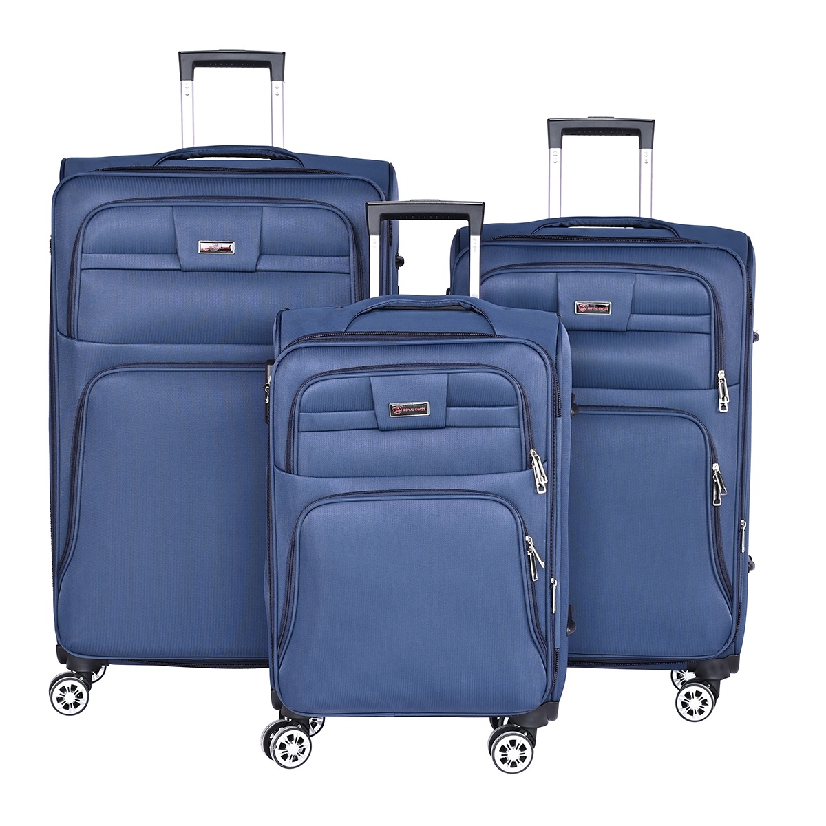 New Arrival Oxford Cloth 4 Spinner 360 Degree Wheels Luggage Case Suitcase Carry On Luggage