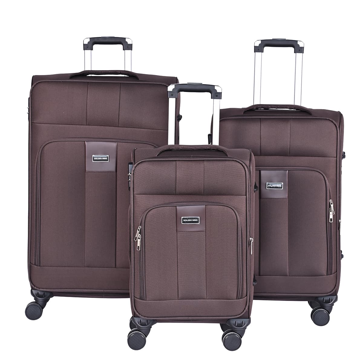 China Factory Travel Suitcase Set Business Customized Oxford Fabric 3 Pcs Luggage Set