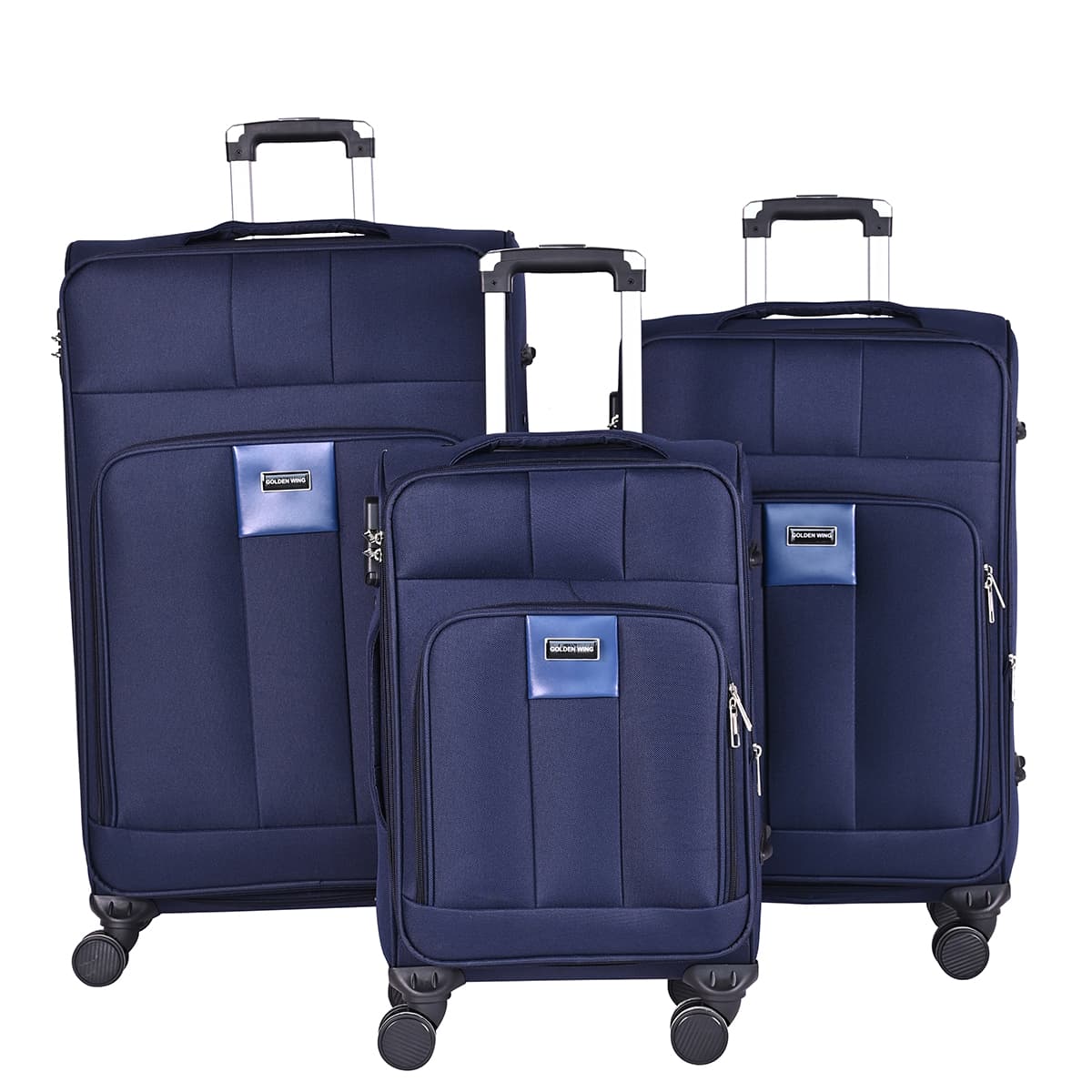 China Factory Travel Suitcase Set Business Customized Oxford Fabric 3 Pcs Luggage Set