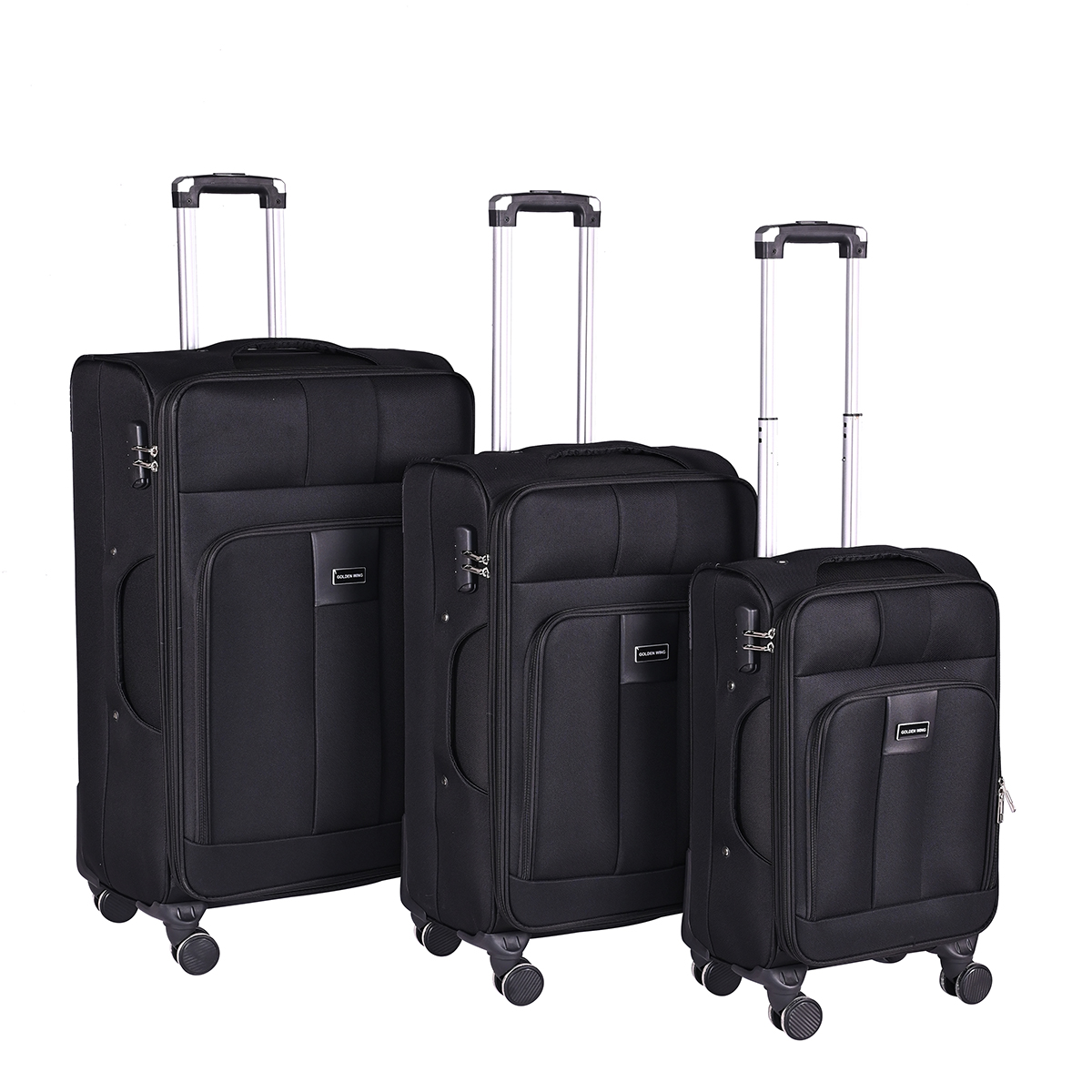 China Factory Travel Suitcase Set Business Customized Oxford Fabric 3 Pcs Luggage Set