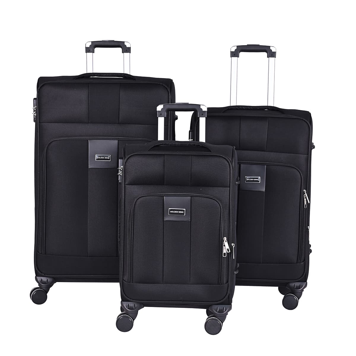 China Factory Travel Suitcase Set Business Customized Oxford Fabric 3 Pcs Luggage Set