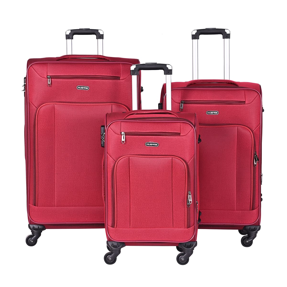 China Factory New Trending Travel Luggage Sets Oxford Trolley Luggage Suitcase Customized