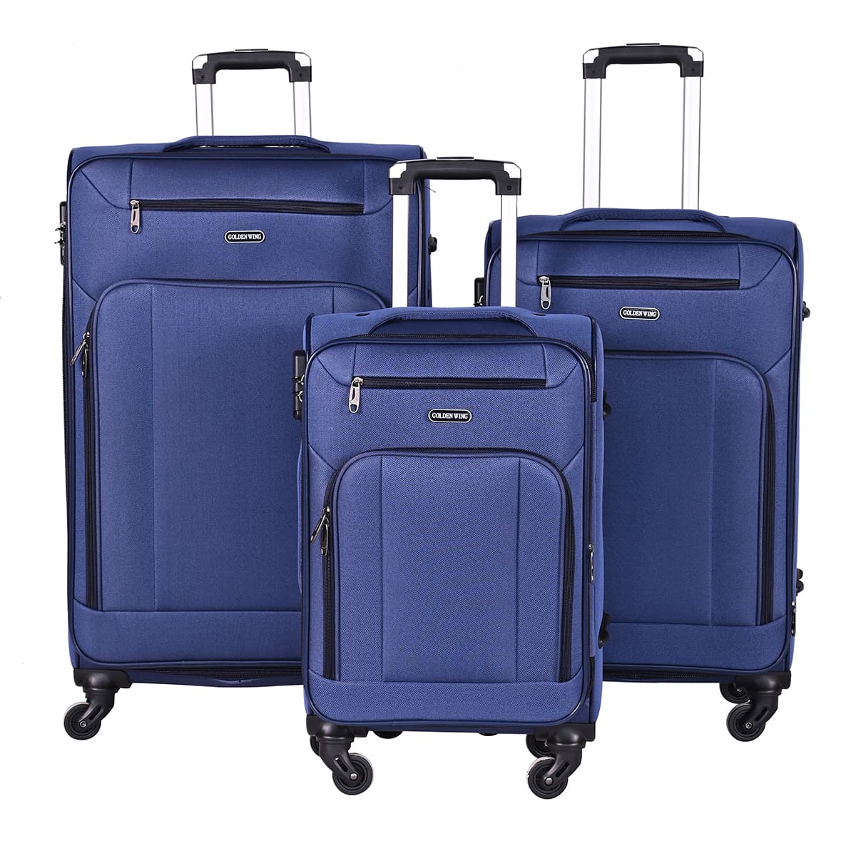 China Factory New Trending Travel Luggage Sets Oxford Trolley Luggage Suitcase Customized