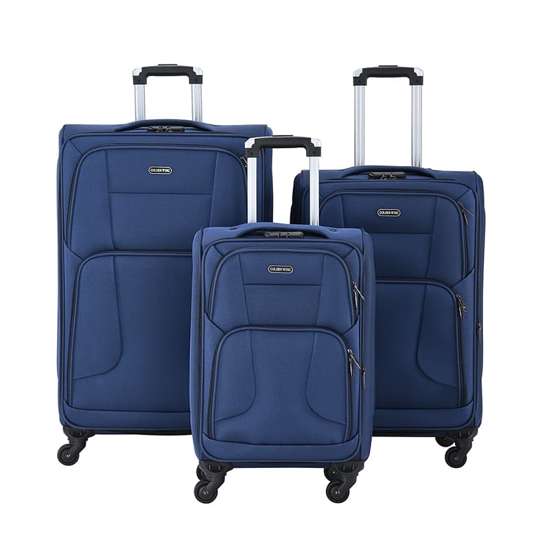 Superlight Cheap Oxford Cloth Luggage Set 20 24 28 Inch 4 Wheels Trolley Suitcase Luggage