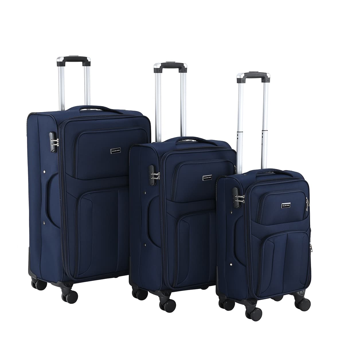 China Factory Customized Oxford Suitcases Luggage Travel Bags 3pcs Traveling Luggage Set