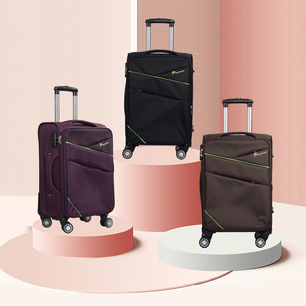 Large-Capacity Suitcase Strong Durable Waterproof Trolley Case Oxford Cloth Universal Wheel Password Luggage