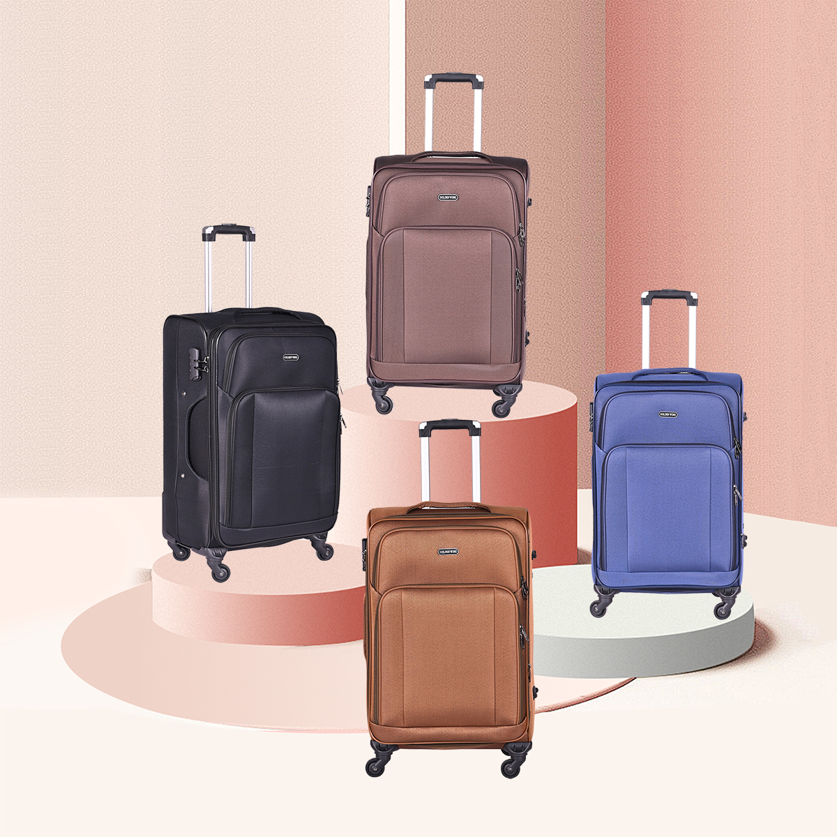 China Factory Business Travel Luggage Oxford Fabric Personalized Design Carry-On Luggage
