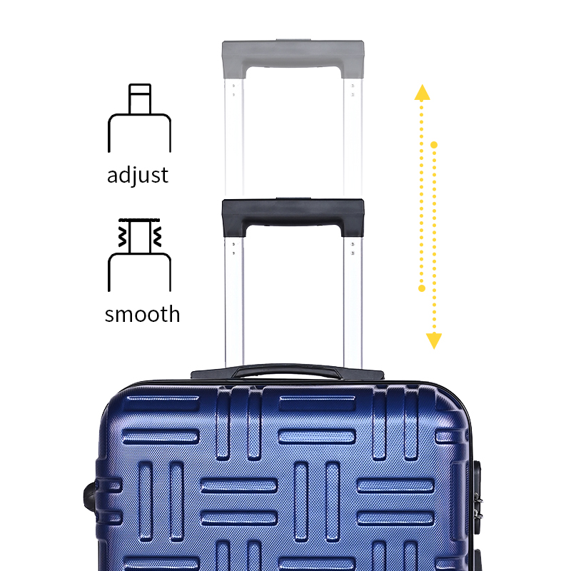 Made in China designer luggage 20 24 28 inch ABS luggage custom luggage