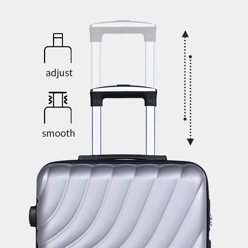 High quality Abs luggage set of 3 pieces, travel luggage, hard shell suitcase, carry on luggage