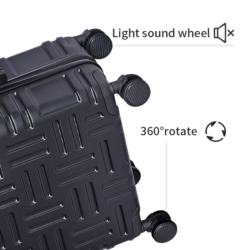 Made in China designer luggage 20 24 28 inch ABS luggage custom luggage