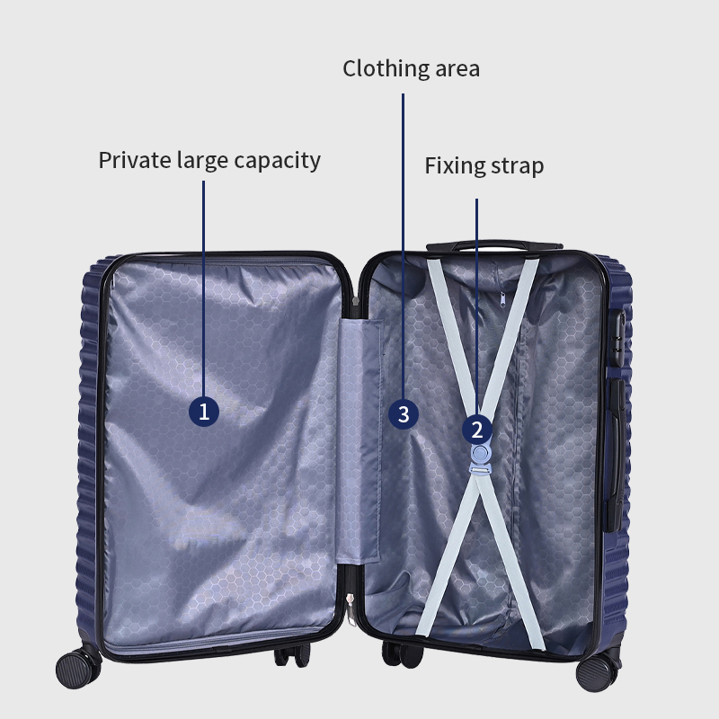 Chinese factory advanced anti lock braking system luggage compartment 20 “24” 28 “international travel luggage