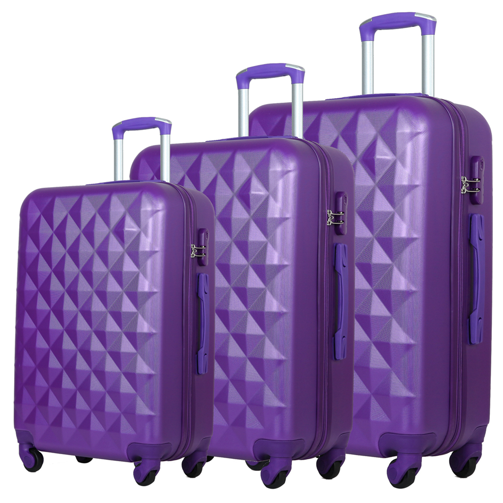 China Factory Luggage Sets 3 Piece Trolley Case Makeup Suitcase Luggage Organizer