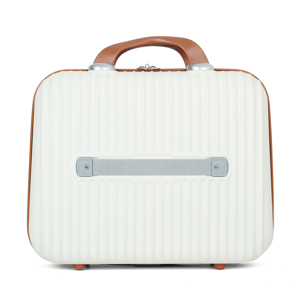 Travel Trolley Luggage 4 Wheels Abs Trolley Case Set Makeup Bag Travel Case