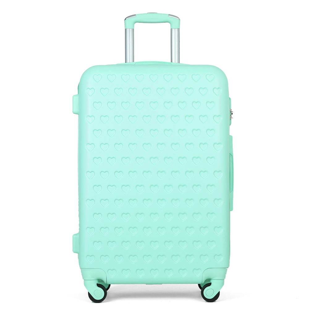 China Factory Wholesale Abs Luggage Plastic Spinner Luggage With Organizer Sections