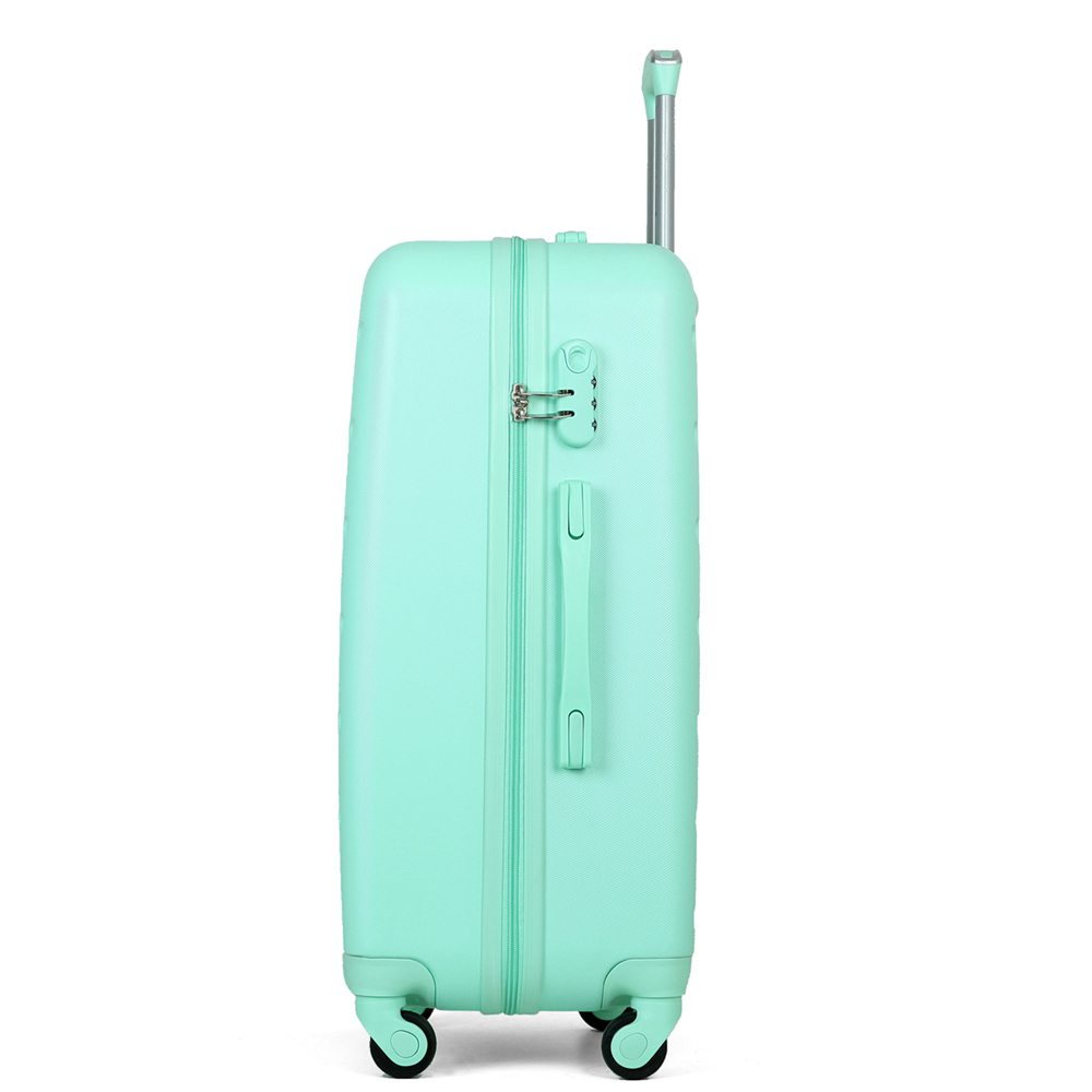 China Factory Wholesale Abs Luggage Plastic Spinner Luggage With Organizer Sections