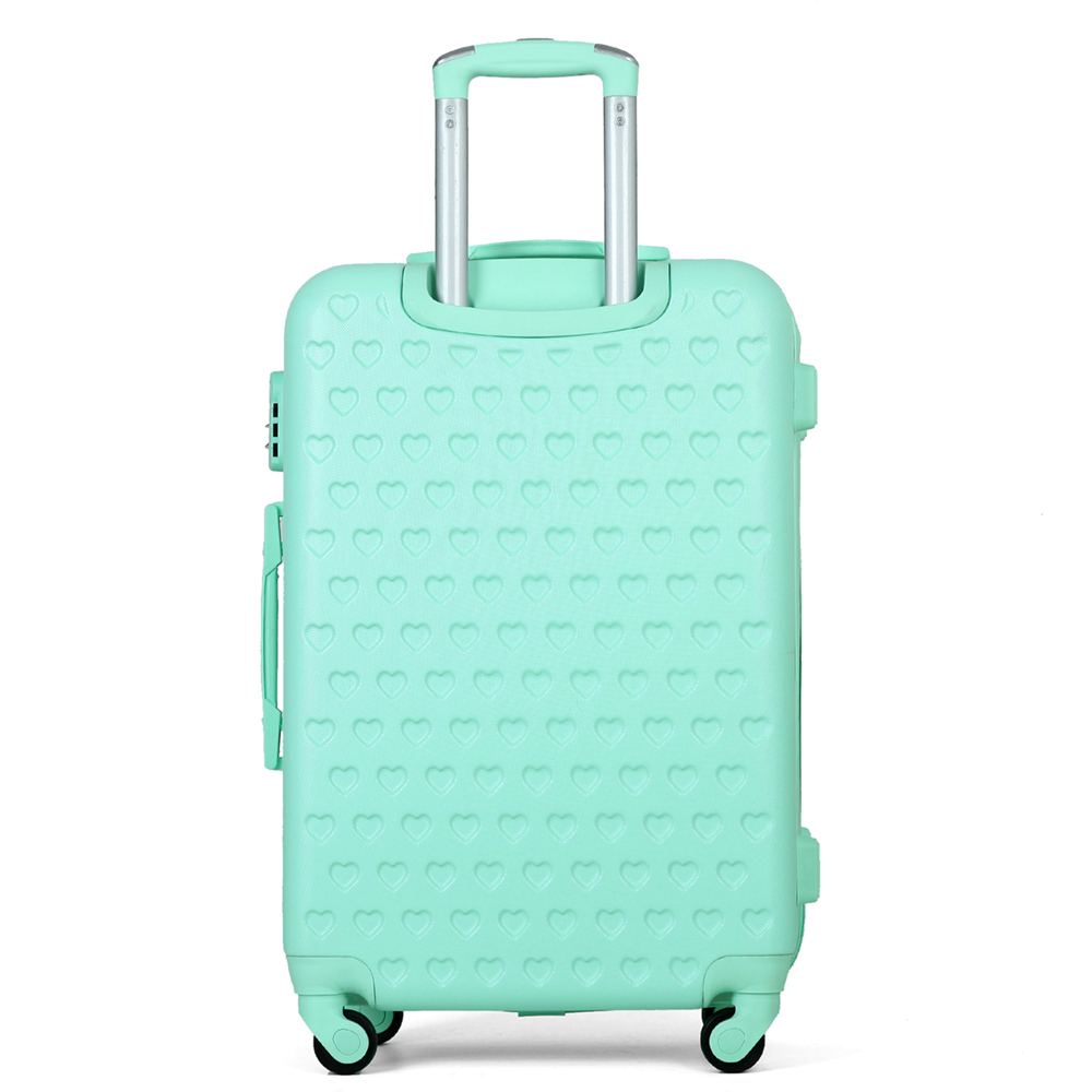 China Factory Wholesale Abs Luggage Plastic Spinner Luggage With Organizer Sections