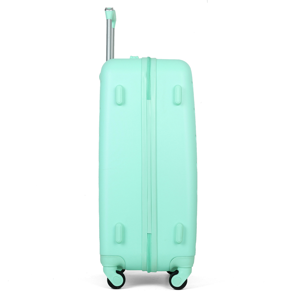 China Factory Wholesale Abs Luggage Plastic Spinner Luggage With Organizer Sections