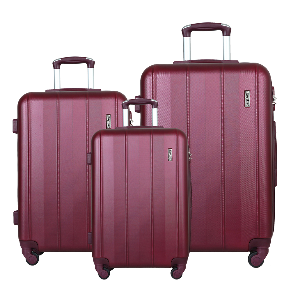China Factory Wholesale Luggage Sets 3 Piece Abs Custom Lightweight Cabin Luggage