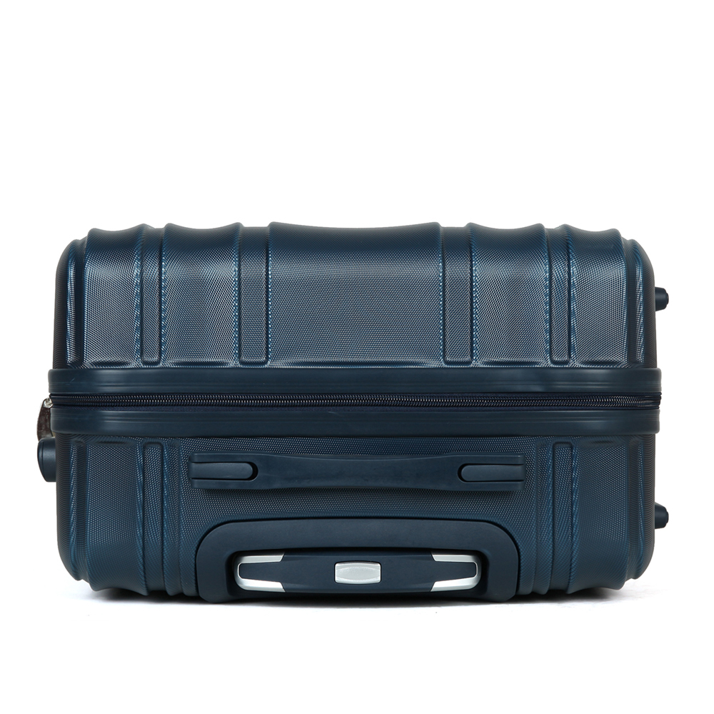 Customized Travel Luggage ABS Suitcase 3 Pieces Set Luggage With Makeup Case