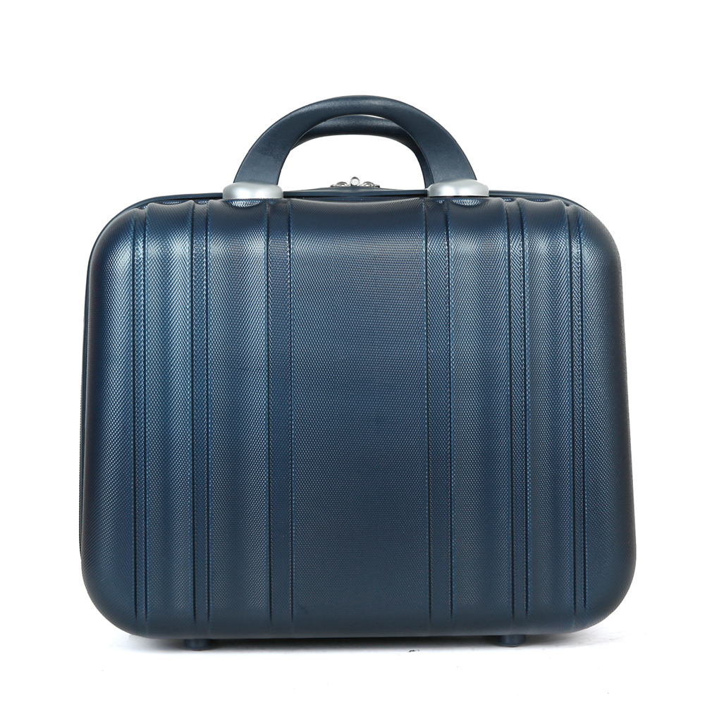 Customized Travel Luggage ABS Suitcase 3 Pieces Set Luggage With Makeup Case