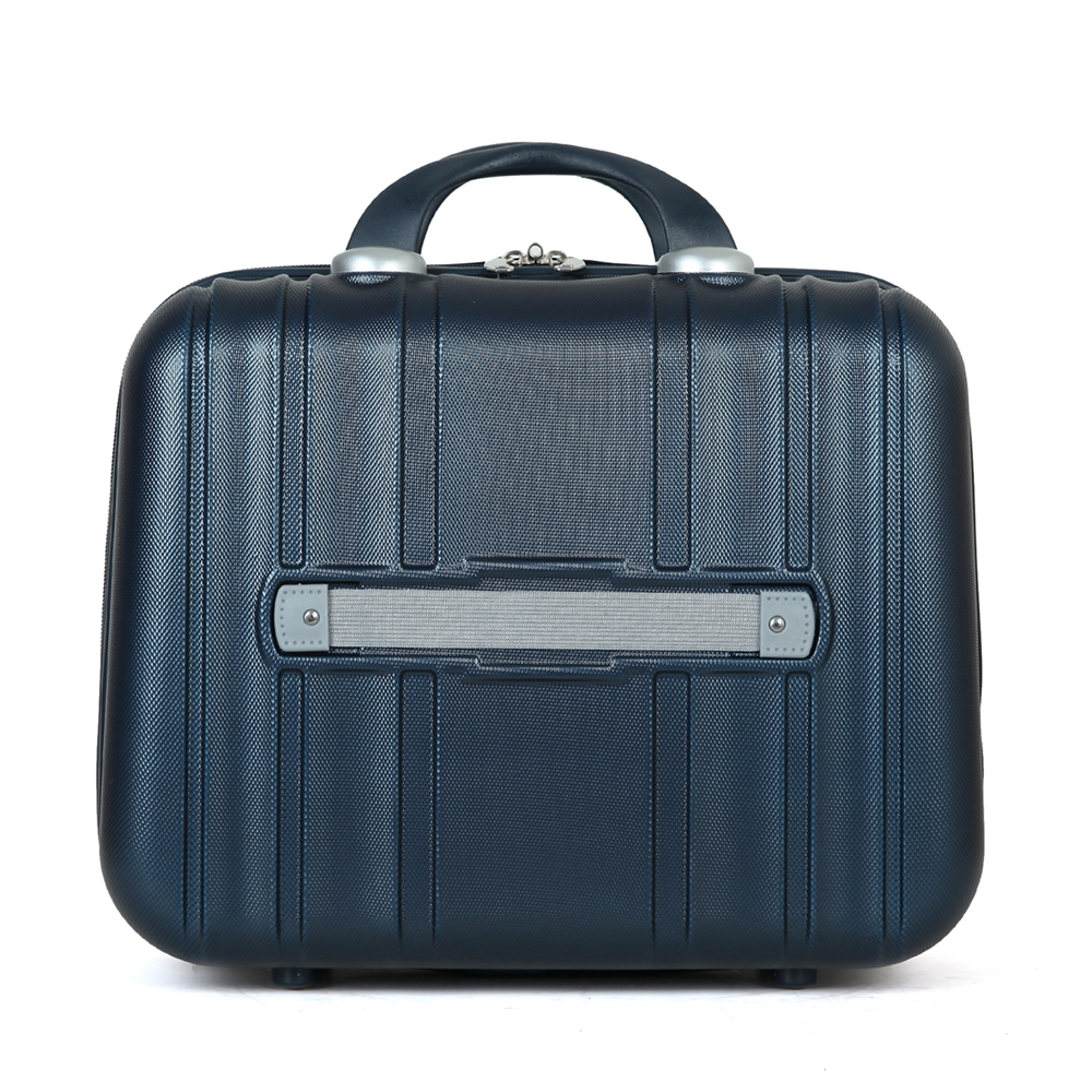 Customized Travel Luggage ABS Suitcase 3 Pieces Set Luggage With Makeup Case