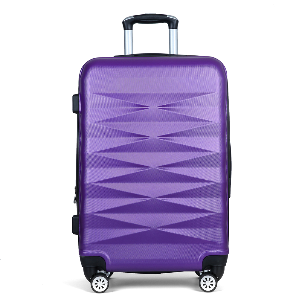 4 Wheel Spinner ABS Luggage Hard Shell Trolley Luggage Set Suitcase 20 24 28 Size