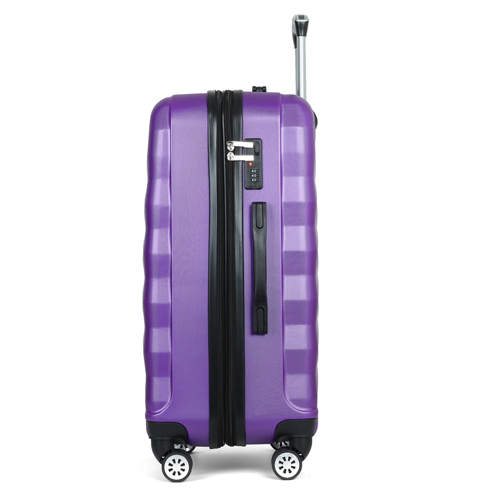 4 Wheel Spinner ABS Luggage Hard Shell Trolley Luggage Set Suitcase 20 24 28 Size