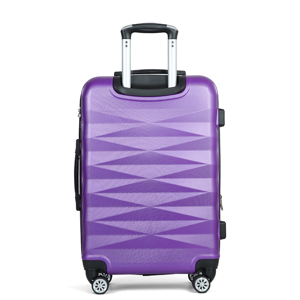 4 Wheel Spinner ABS Luggage Hard Shell Trolley Luggage Set Suitcase 20 24 28 Size