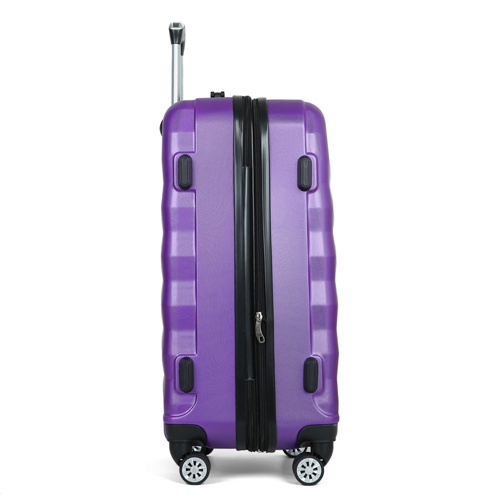 4 Wheel Spinner ABS Luggage Hard Shell Trolley Luggage Set Suitcase 20 24 28 Size