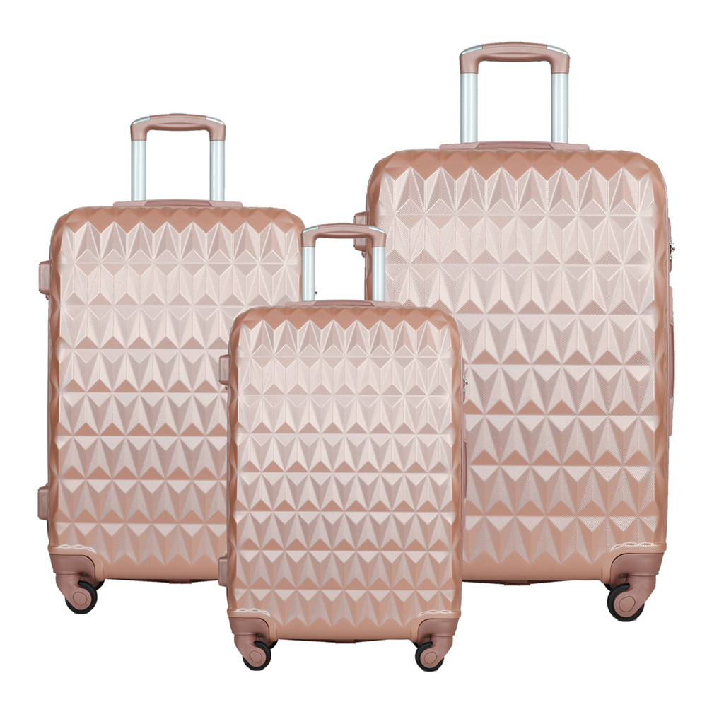 20/24/28 Inch 3 Pieces In 1 Set Wholesale High Quality ABS Luggage Set Travel Suitcase Set