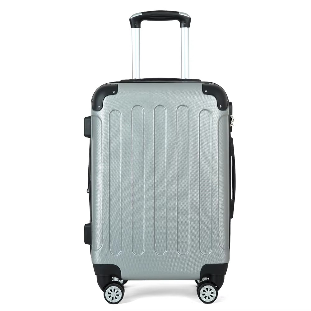 Fashion luggage 20/24/28 inch ABS lightweight luggage wholesale travel box set