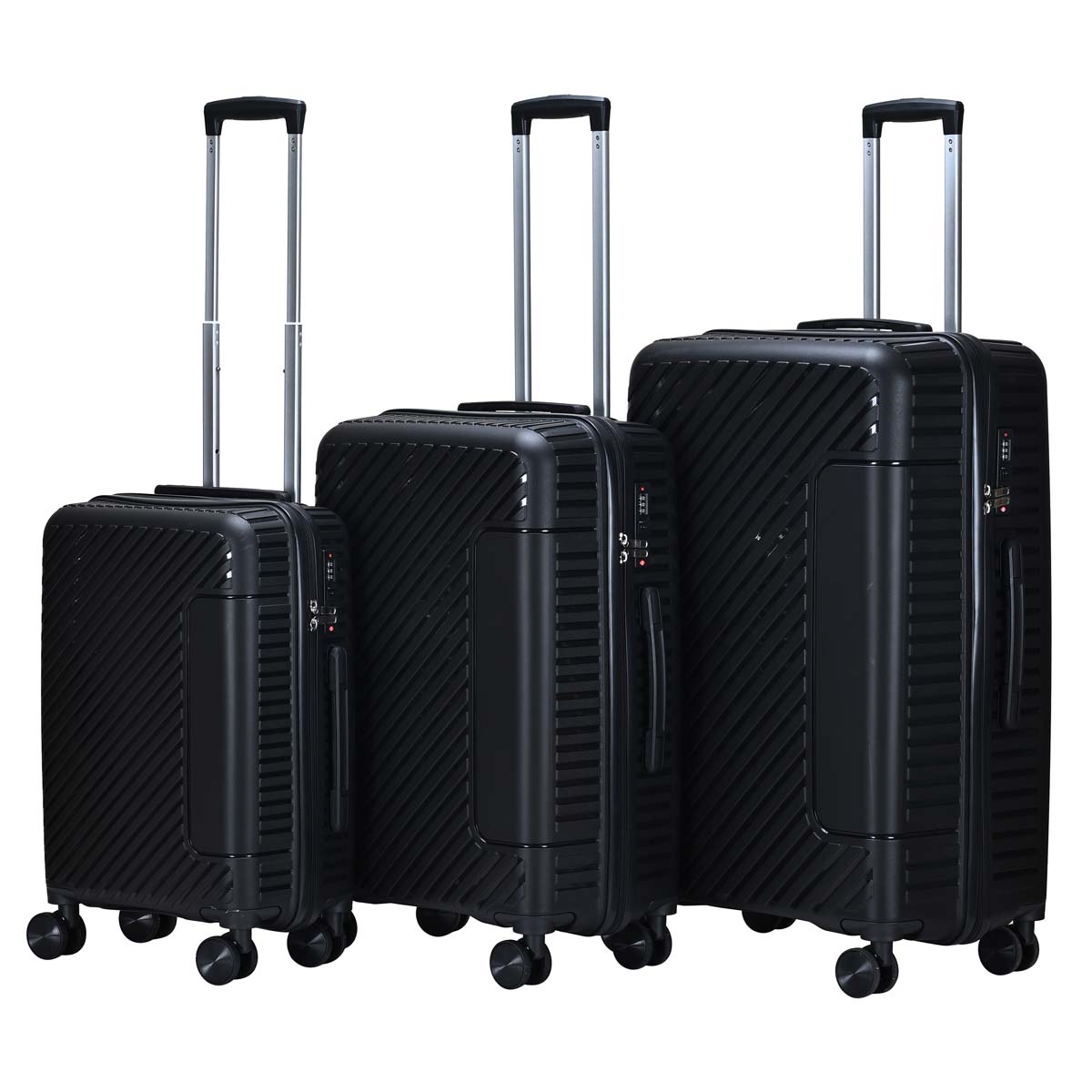 24/24/28 inch durable travel case | PP material | Anti scratch and anti-collision design | Suitable for long and short distance travel